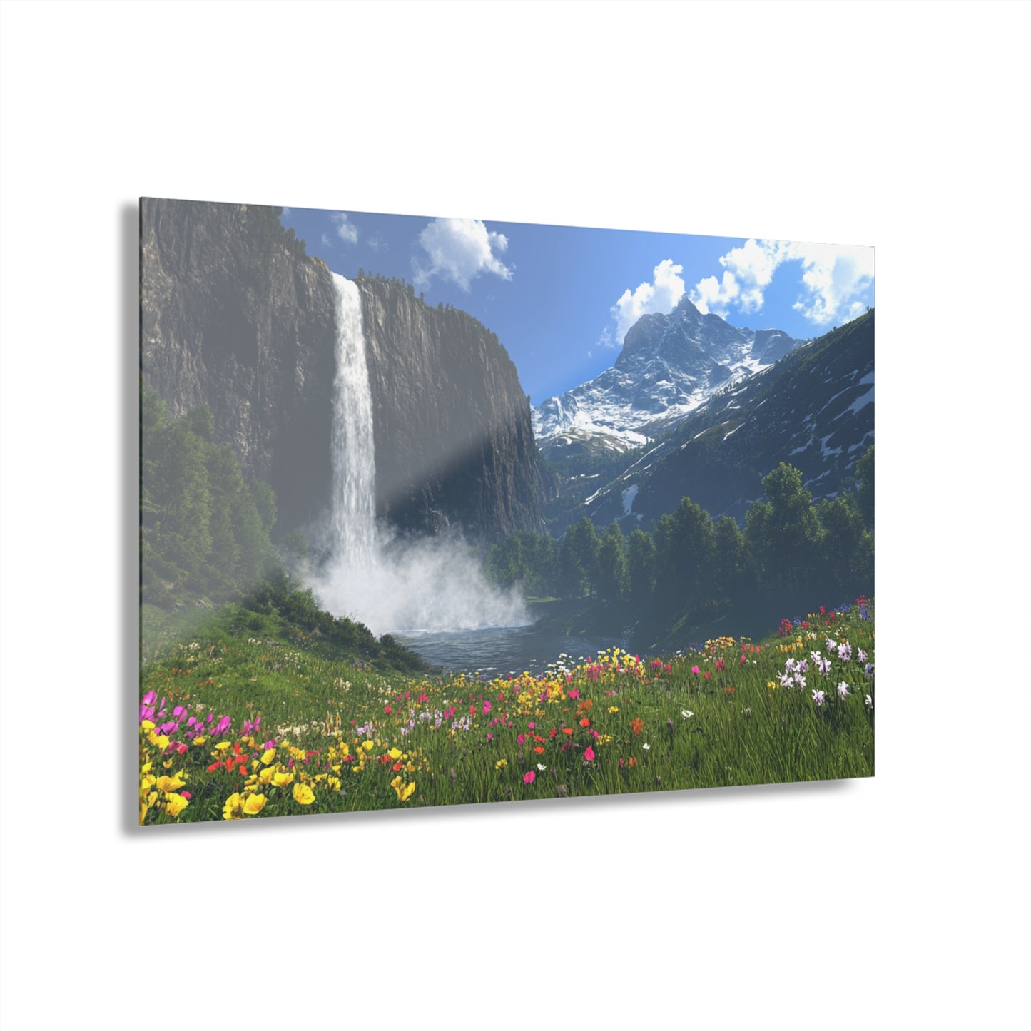 Serene Landscape Acrylic Print - Wall Art for Nature Lovers