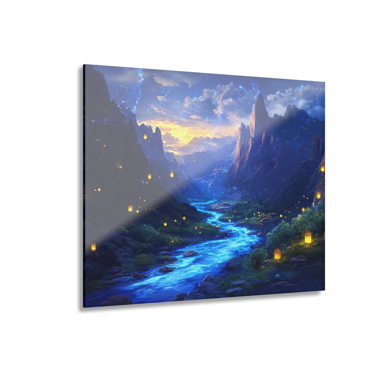 Acrylic Print - Mystical Valley French Cleat Hanging Wall Decor