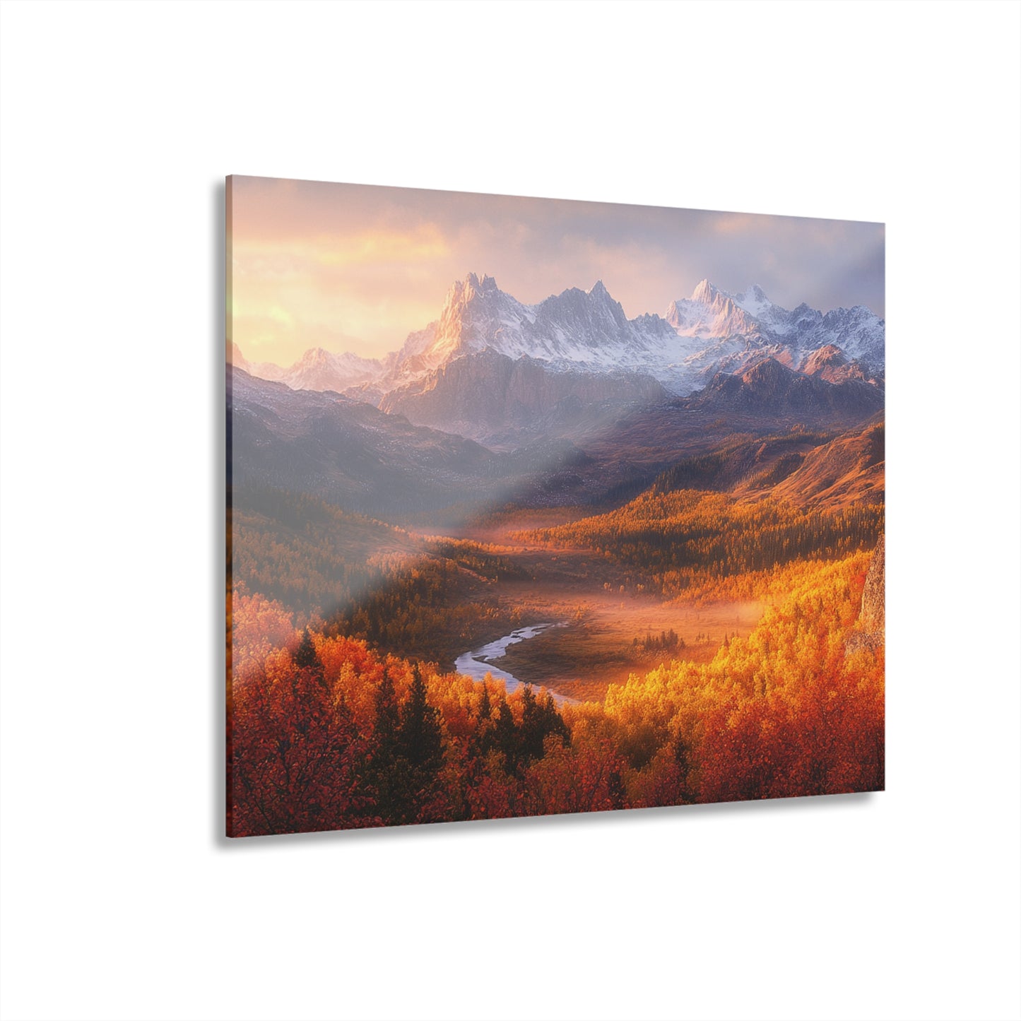 Autumn Landscape Acrylic Print - Wall Art for Home Décor