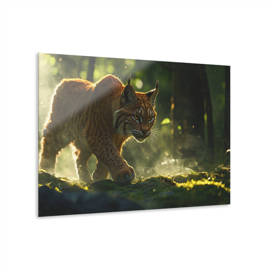 Majestic Lynx Acrylic Print - Nature Wall Art for Home Decor