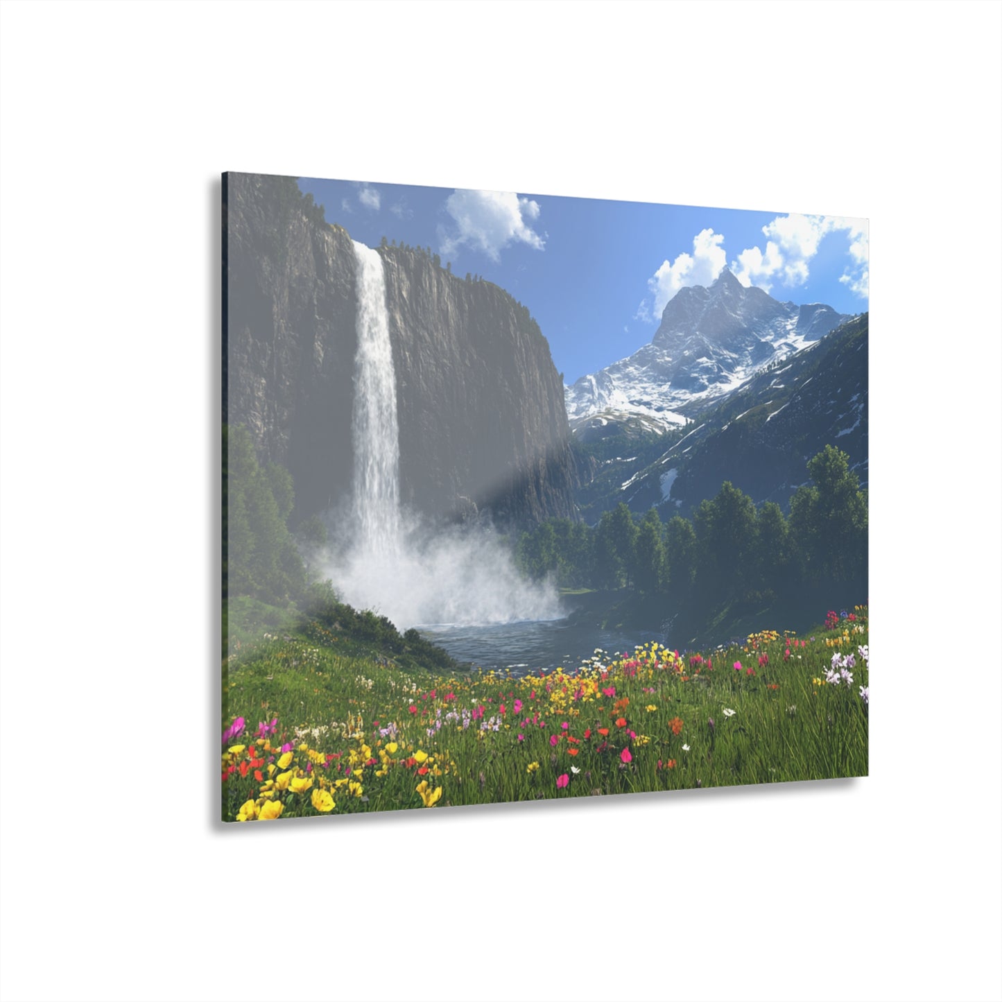 Serene Landscape Acrylic Print - Wall Art for Nature Lovers