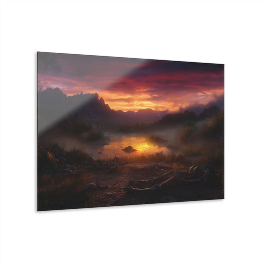 Stunning Landscape Acrylic Print with French Cleat Hang