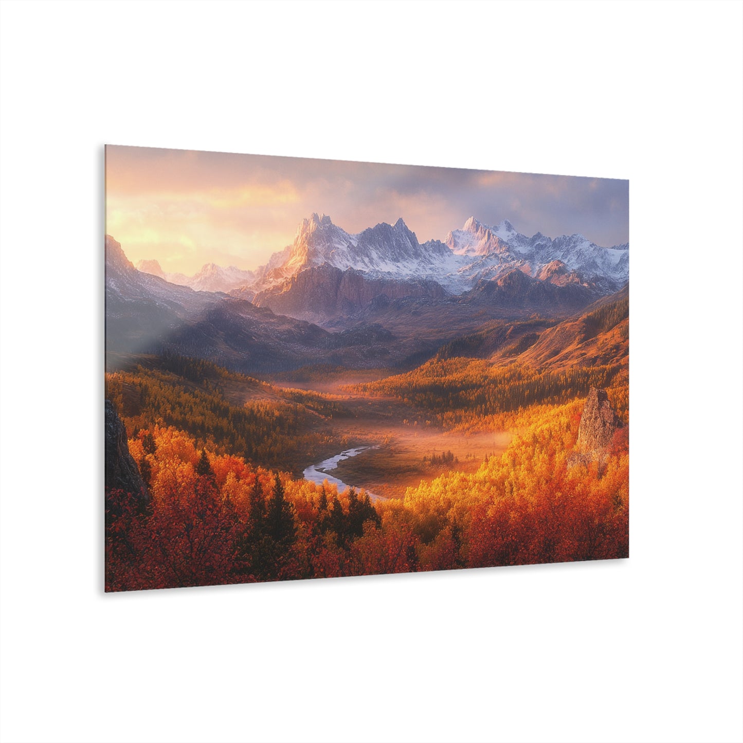 Autumn Landscape Acrylic Print - Wall Art for Home Décor