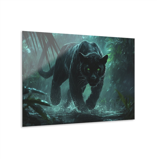 Mystical Panther Acrylic Print - Home Decor Wall Art