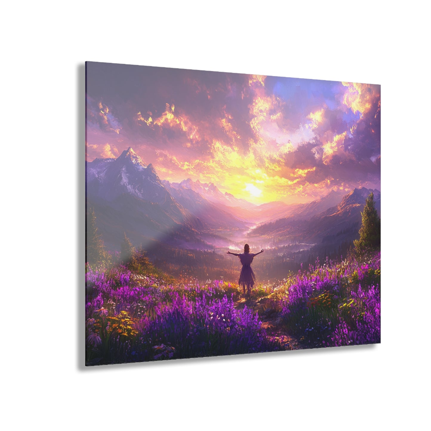 Breathtaking Landscape Acrylic Print with French Cleat Hanging - Perfect for Home Decor and Gifts