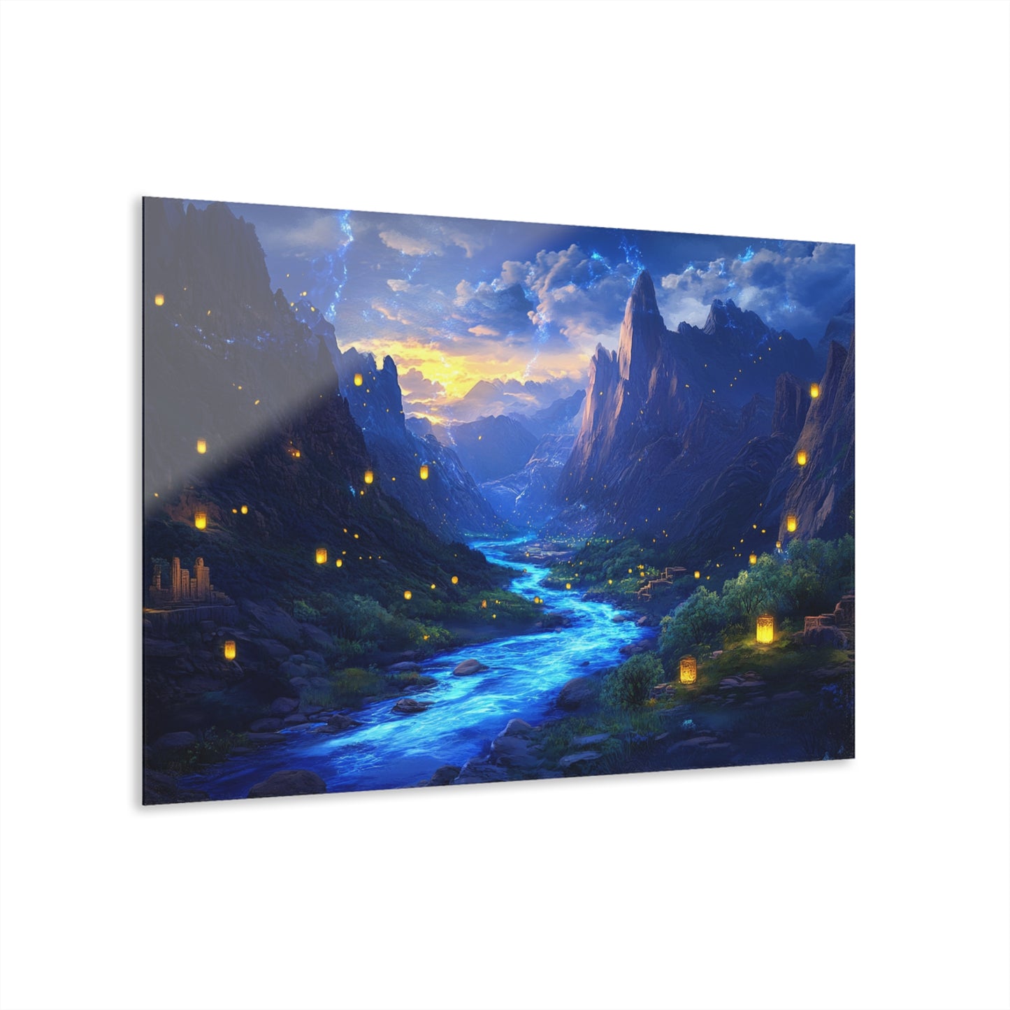 Acrylic Print - Mystical Valley French Cleat Hanging Wall Decor