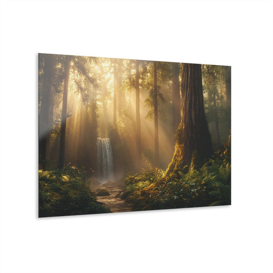 Serene Forest Acrylic Print - Nature Wall Art for Home Decor