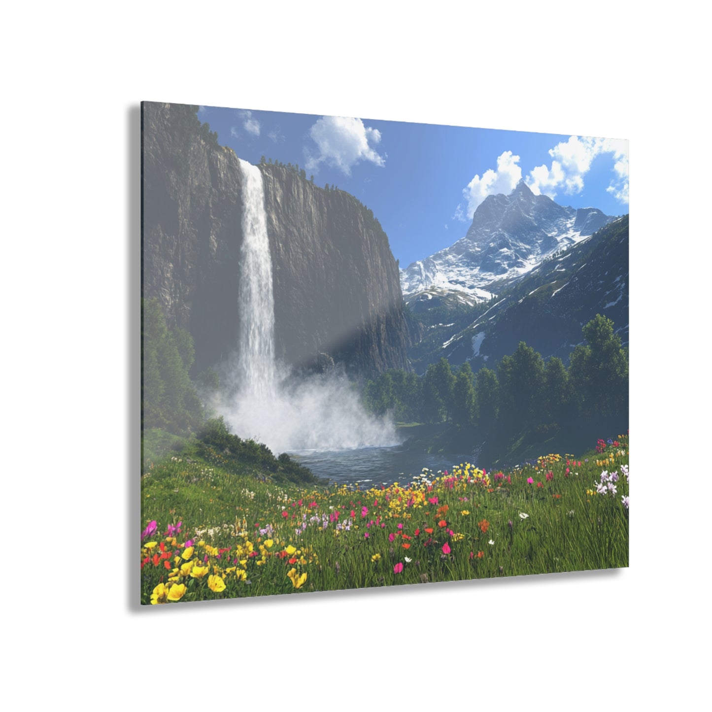 Serene Landscape Acrylic Print - Wall Art for Nature Lovers