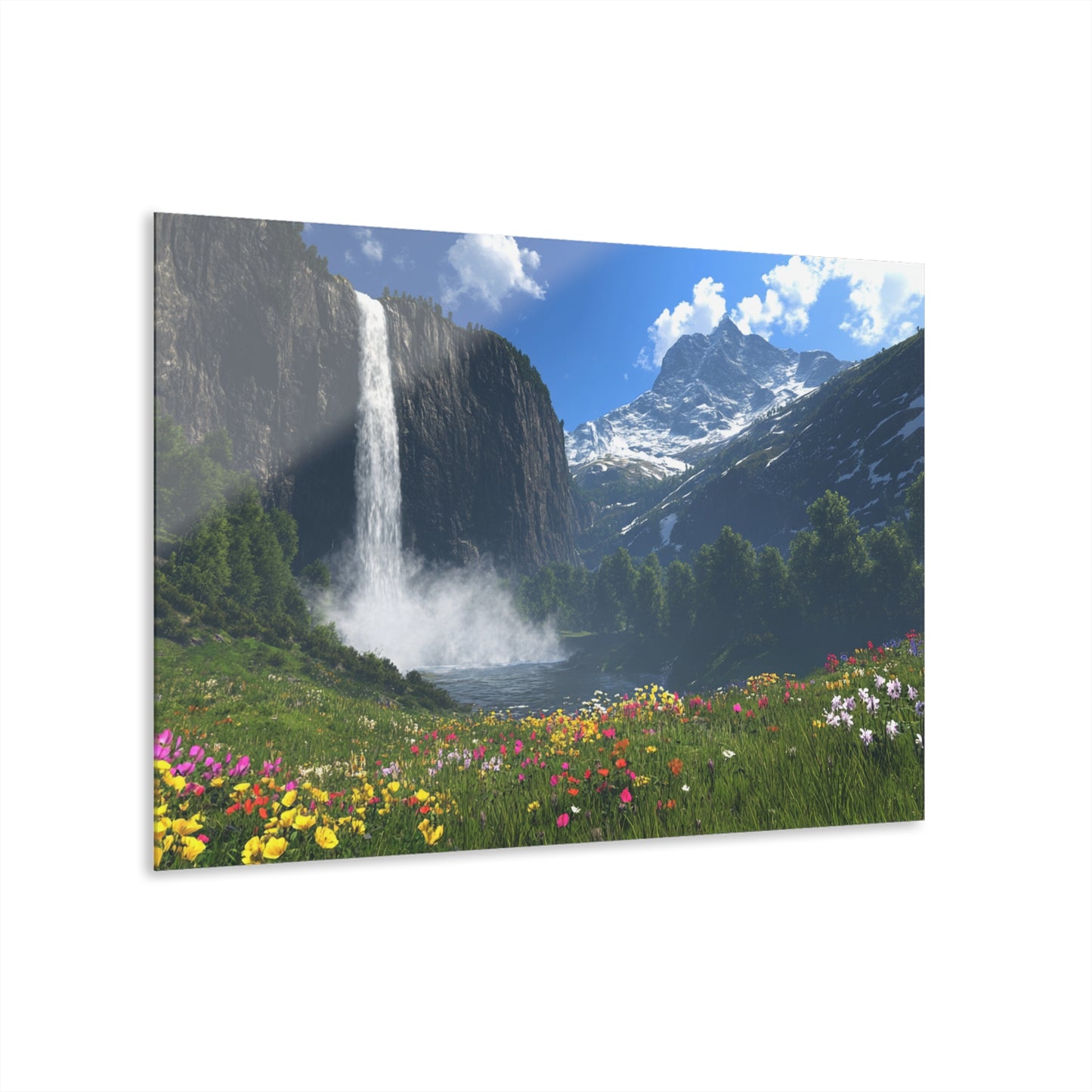 Serene Landscape Acrylic Print - Wall Art for Nature Lovers