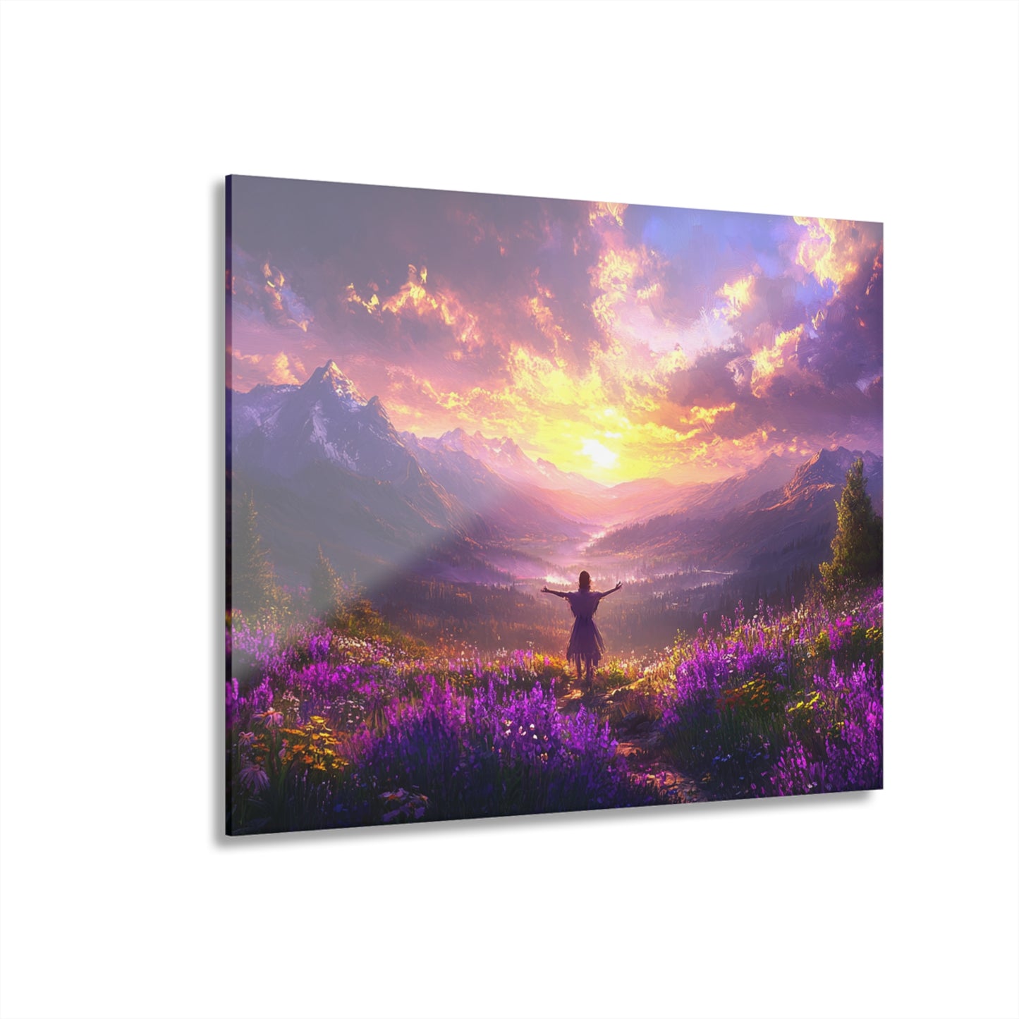 Breathtaking Landscape Acrylic Print with French Cleat Hanging - Perfect for Home Decor and Gifts