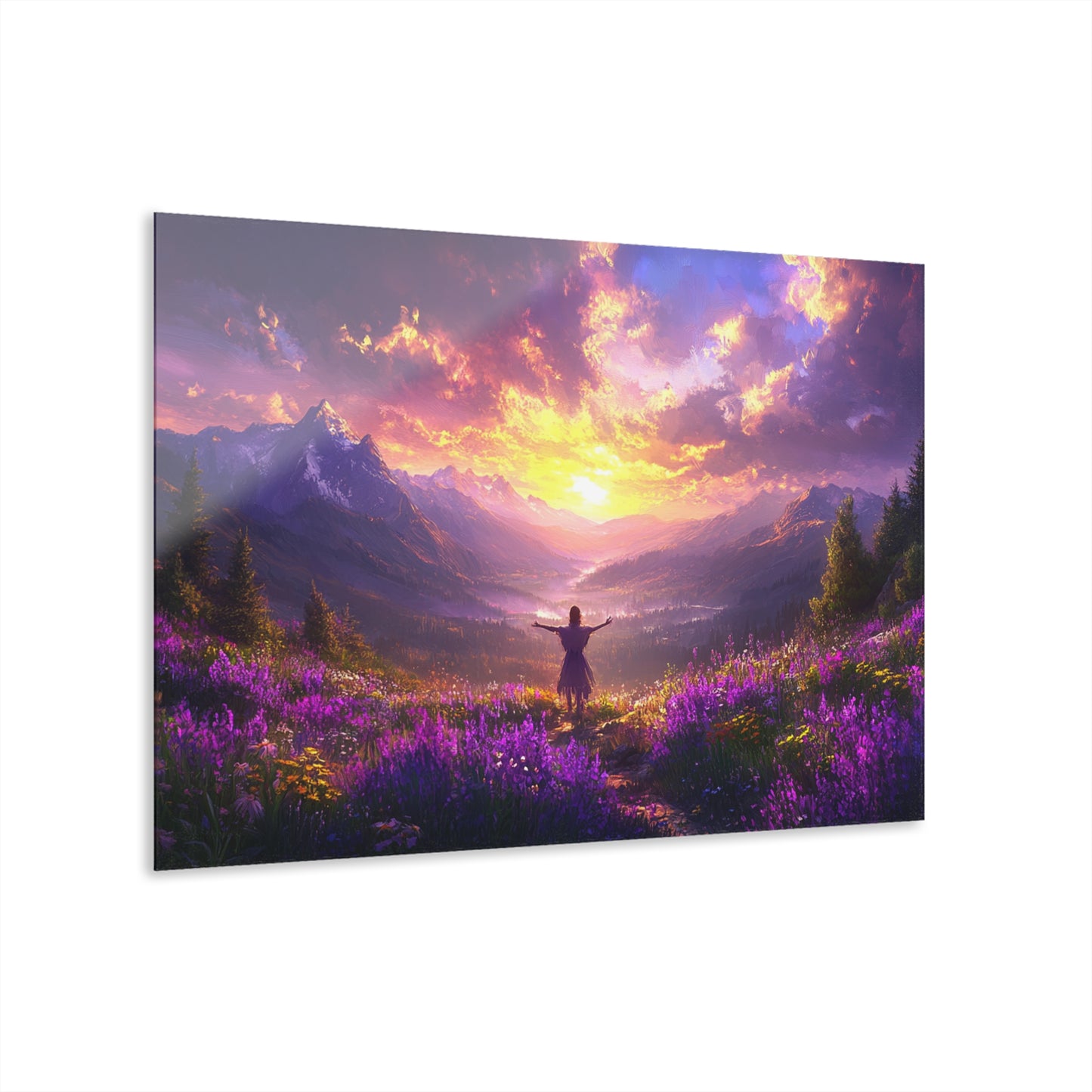 Breathtaking Landscape Acrylic Print with French Cleat Hanging - Perfect for Home Decor and Gifts