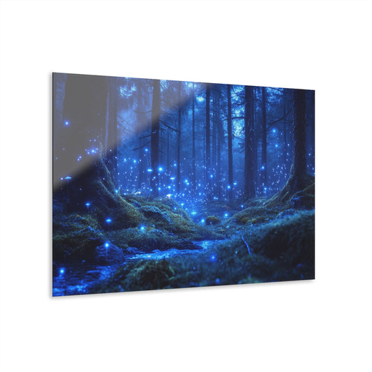 Magical Forest Acrylic Print - Enchanting Wall Art for Home Decor