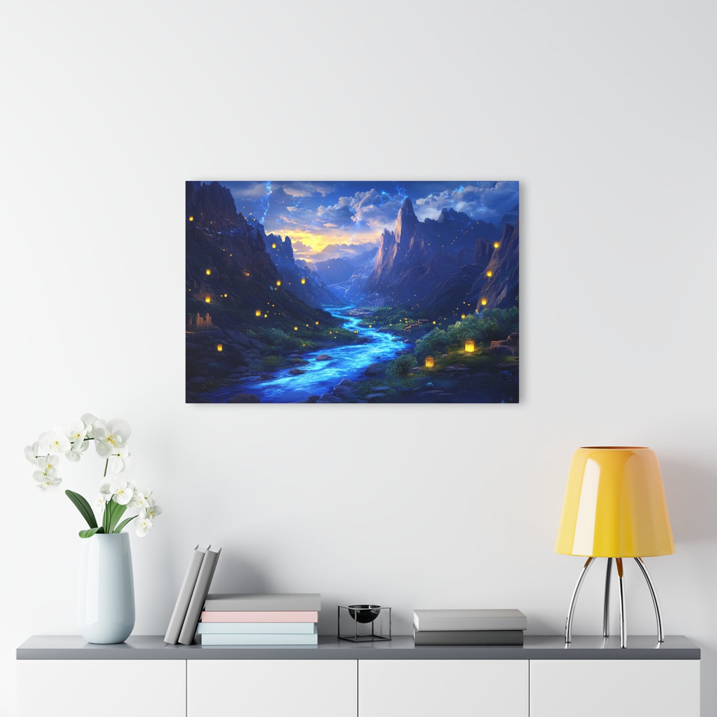 Acrylic Print - Mystical Valley French Cleat Hanging Wall Decor