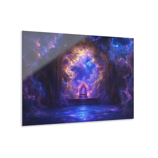 Mystical Acrylic Wall Art - Ethereal Fantasy Print with French Cleat Hanging