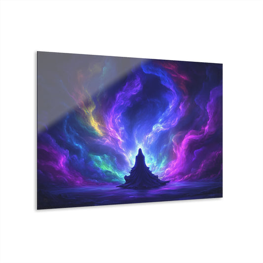 Cosmic Aura Acrylic Print - Colorful Wall Art for Home Décor